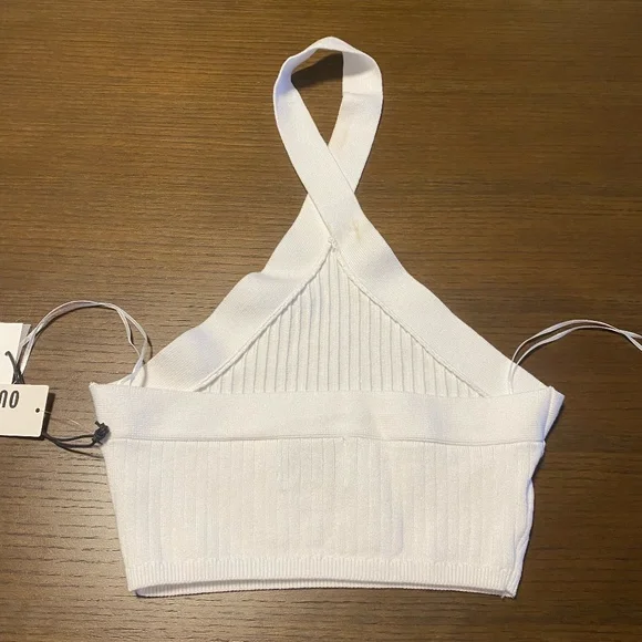NWT Urban Outfitters Halter Crop Knit Tank - Picture 4 of 7